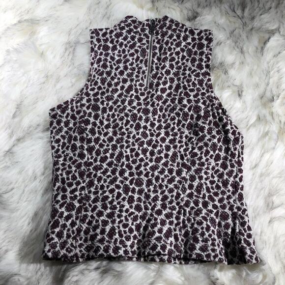 Anthropologie Akemi + Kin Leopard Print Retro Rockabilly Top XS - Picture 5 of 5